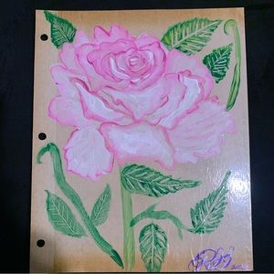 Beginner Art Works, unframed rough art acrylic paints